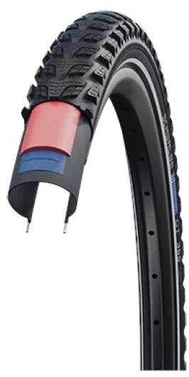 Padanga 28" Schwalbe Marathon GT 365 HS 475, Perf. Wired 40-622 Juodas-Reflex