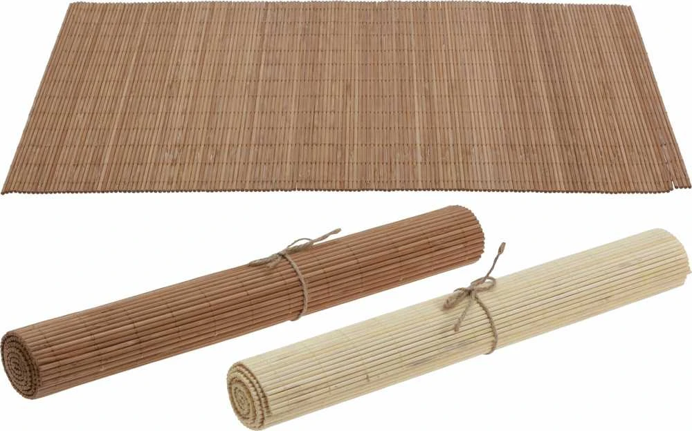 None Nežinomas Bambukinis stalo kilimėlis, įvairių spalvų, 450×300 mm