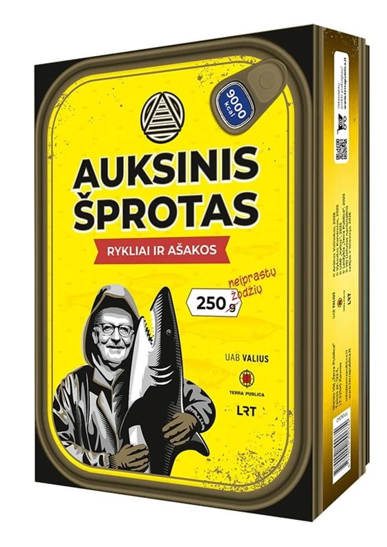 None Stalo žaidimas AUKSINIS ŠPROTAS. Rykliai ir ašakos
