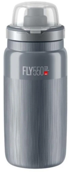 Gertuvė Elite FLY MTB TEX Pilkas, Pilkas Logo 550ml