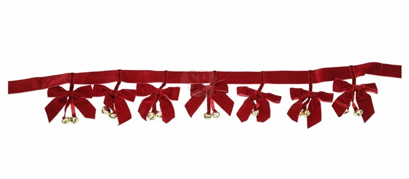 None Garland Velvet Bow. 150 cm