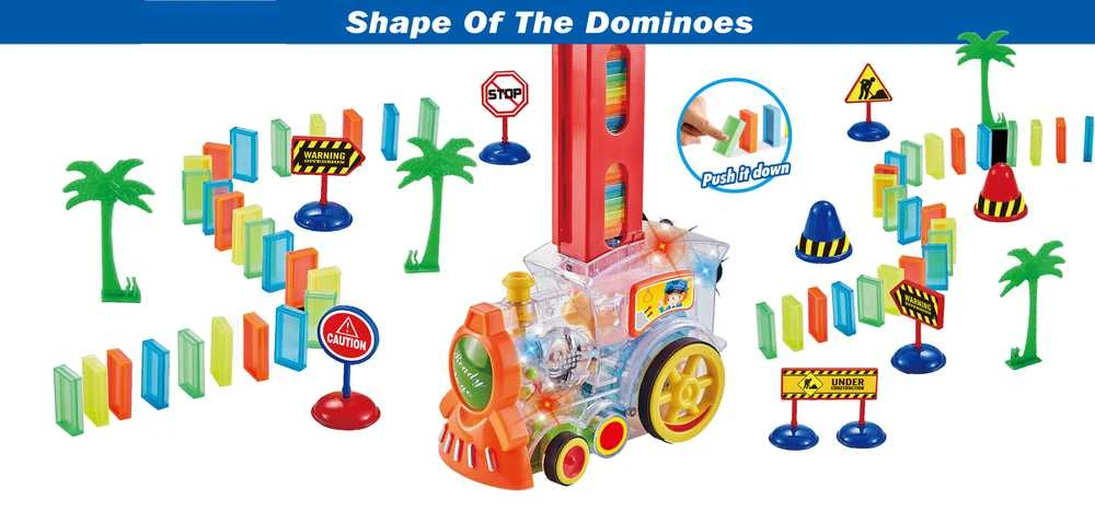 None Nežinomas Edukacinis žaislas Domino Train MX0427071