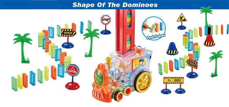 None Izglītojošās rotaļlieta Domino Train