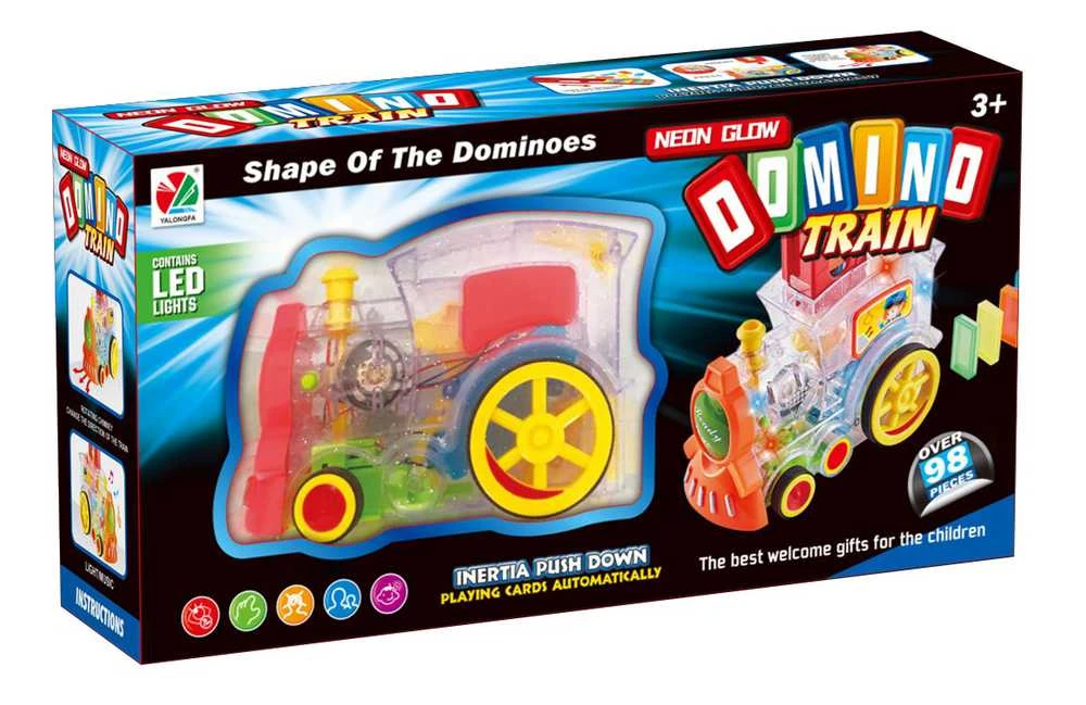 None Izglītojošās rotaļlieta Domino Train