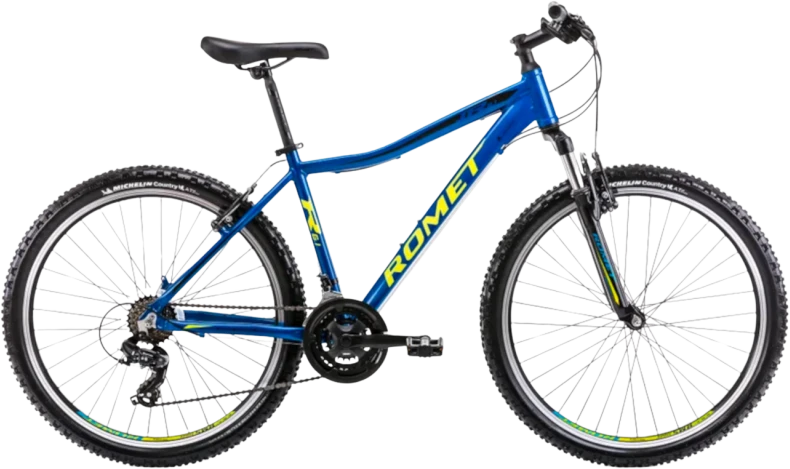 Dviratis Romet Rambler R6.1 JR 2025 mėlynas-žalias-juodas-17" / M (Dydis: 17" / M)
