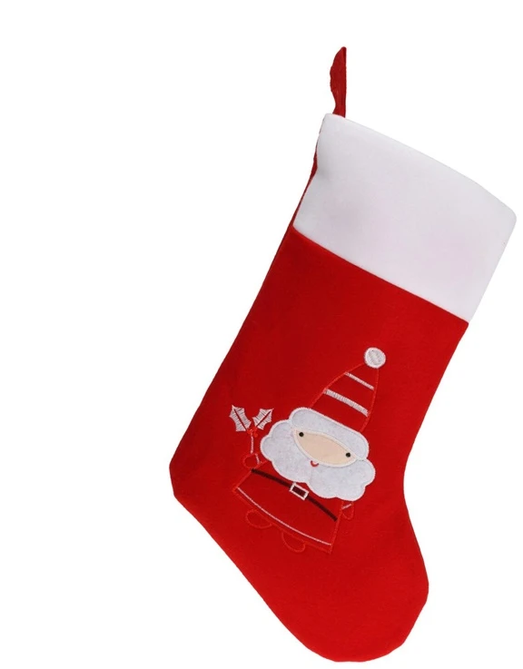 None Kalėdinė kojinė XMAS, rauudonos/ baltos sp., 40 cm