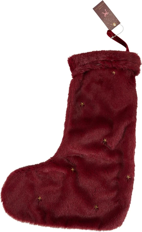 None Nežinomas Kalėdinė kojinė Kojinė, 35 cm, bordo