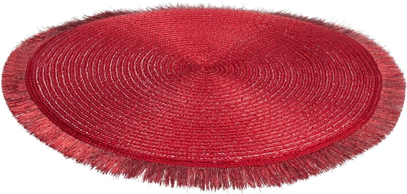None Christmas table runner AAE329450. red. 35 cm x 35 cm