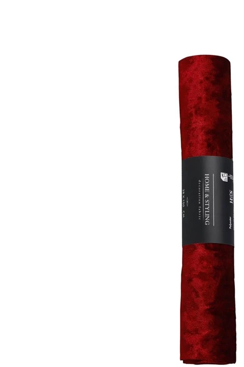 None Christmas table runner rectangular. red col.. 150 cm x 28 cm