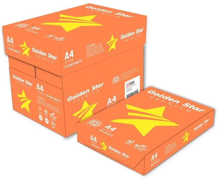 None Nežinomas Kanceliarinis popierius Golden Star, A4, 80 g/m² 21×29.7cm