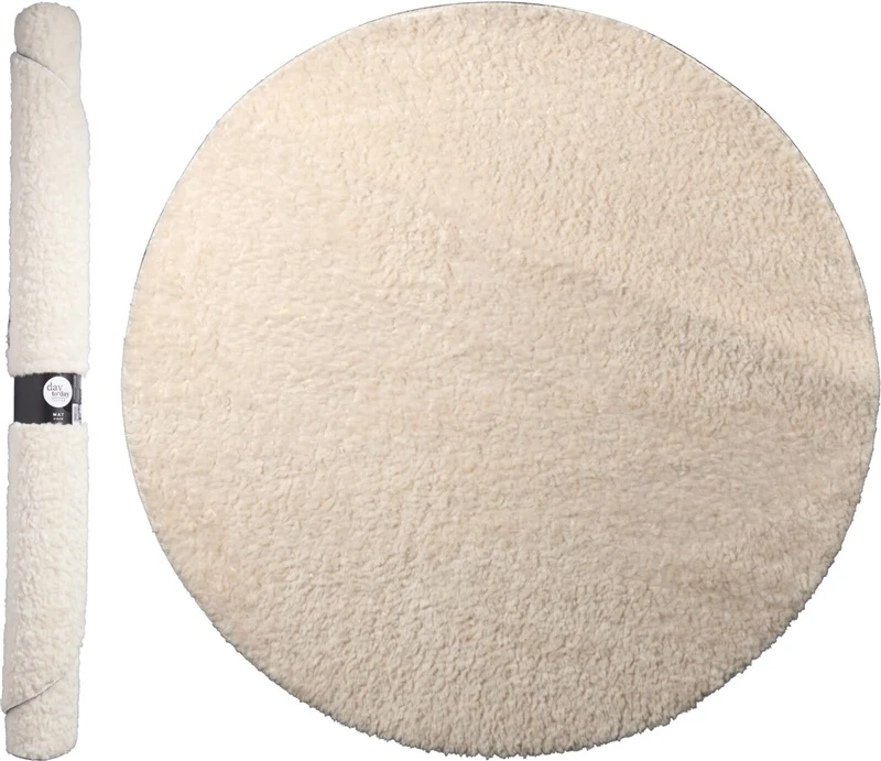 Nežinomas Carpet AAE825180. baltas. D120 cm