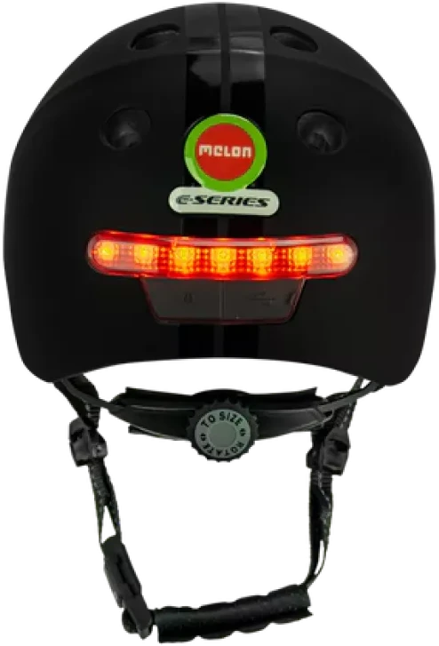 None Šalmas MELON E-Series, Juodas Ice, M/L,