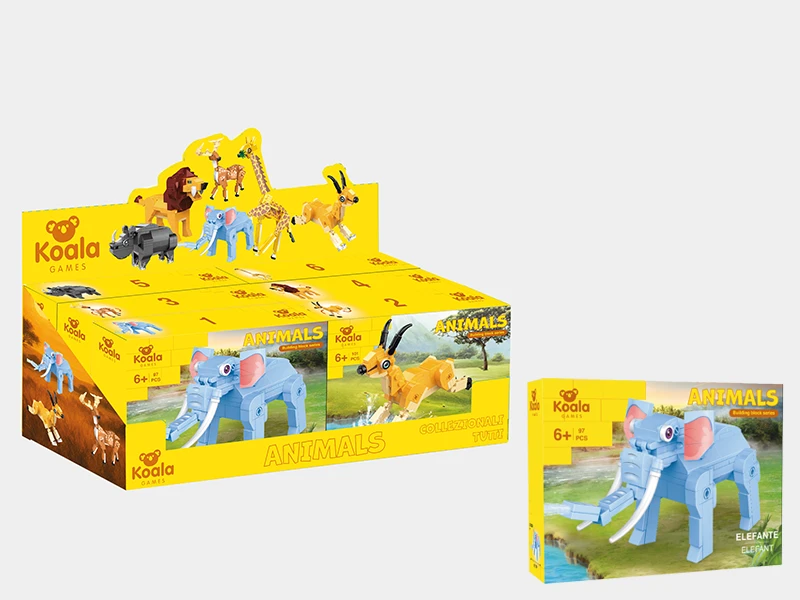 Koala Games G2667 gyvūnų kaladėlės (atsitiktinės)