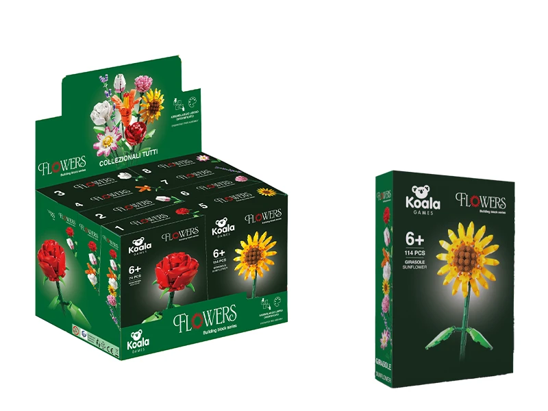 Koala Games G2672 gėlių kaladėlės (atsitiktinė spalva)