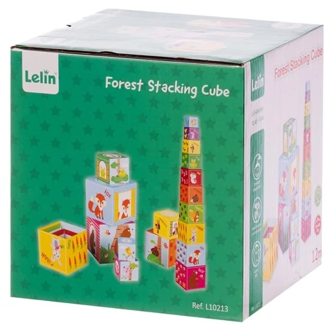 None Lelin Dėlionės kaladėlės puodeliai Forest