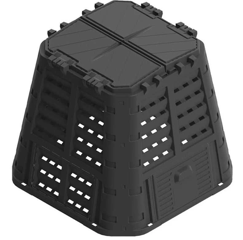 None Komposto dėžė Patrol 480CZAPG001, 89 cm x 89 cm x 80 cm, 480 l