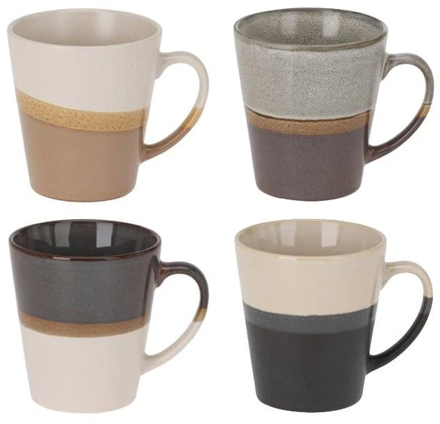 None MUG 3 COLOURS 4 DIFFERENT DESIGNS 300ML
