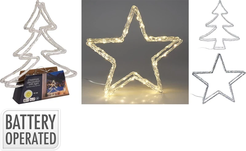 Hellum LED decoration. H30 cm. 50 LED