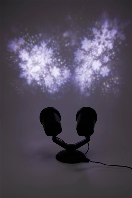 None Nežinomas LED projektorius "Snaigės" Double, 8 LED