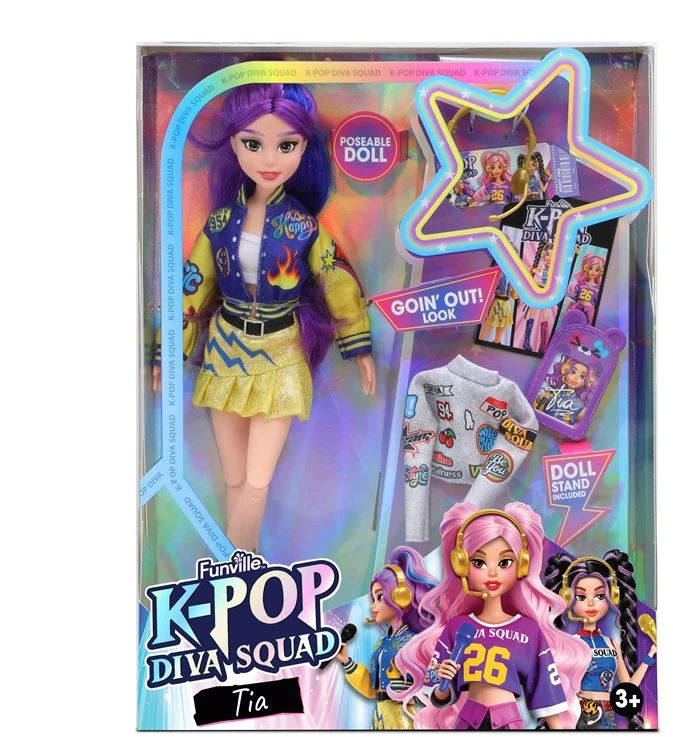 Nežinomas DOLL K-POP DIVA SQUAD 29CM