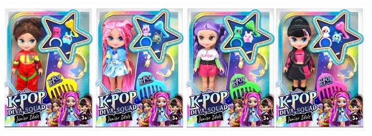 None DOLL K-POP DIVA SQUAD JUNIOR IDOLS 12CM
