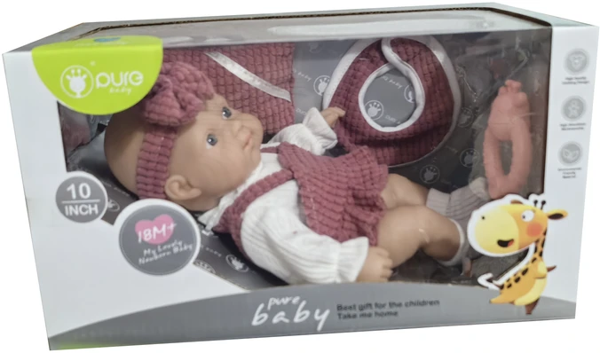 None Nežinomas Lėlė – kūdikis Pure baby DF10-014C, 25 cm