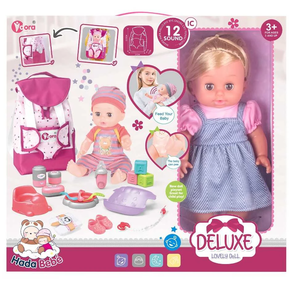None Lėlė - kūdikis Lovely Doll WZB8801-8 WZB8801-8, 36 cm