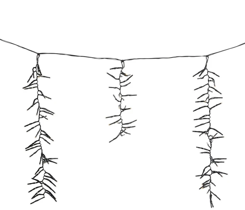 None ICICLE CLUSTER string lights. AGL001010. 3.5 m