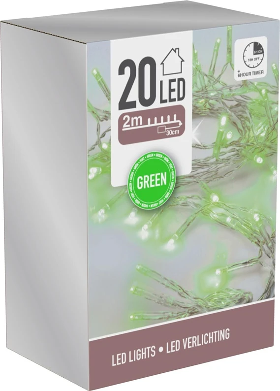 None Micro string lights. 2 m. various colors. 20 LED. AX9800820