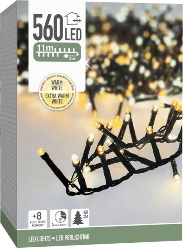 None LED string lights Snake LED. AGL560710. 11 m. 560 LED