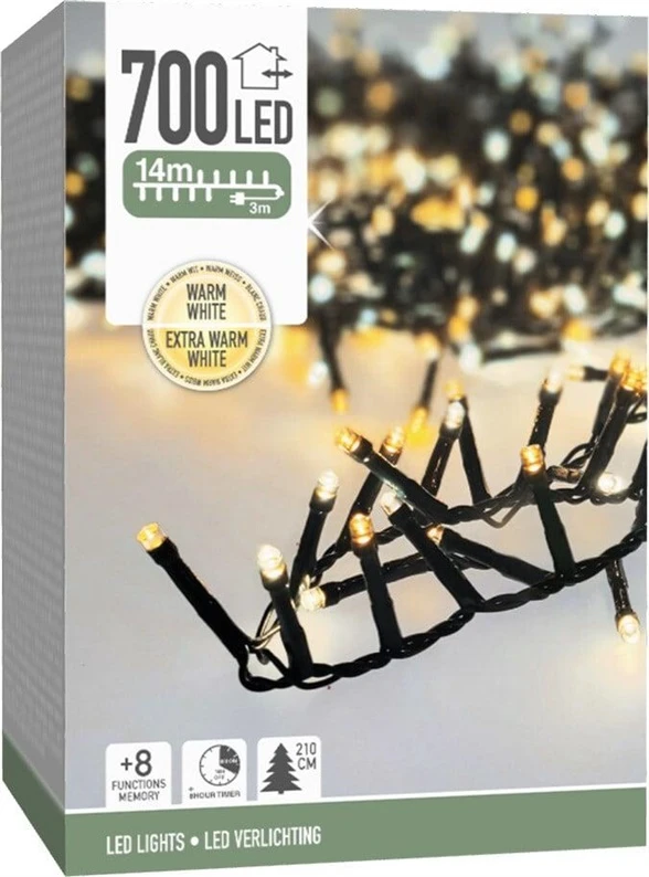 None LED string lights Snake LED. AGL560720. 14 m. 700 LED