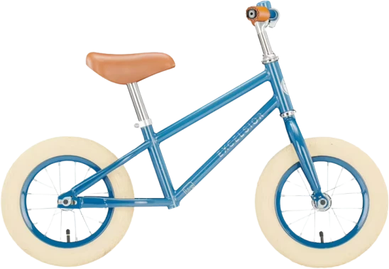 None Balance bike EXCELSIOR Retro Runner, 12" mėlynas