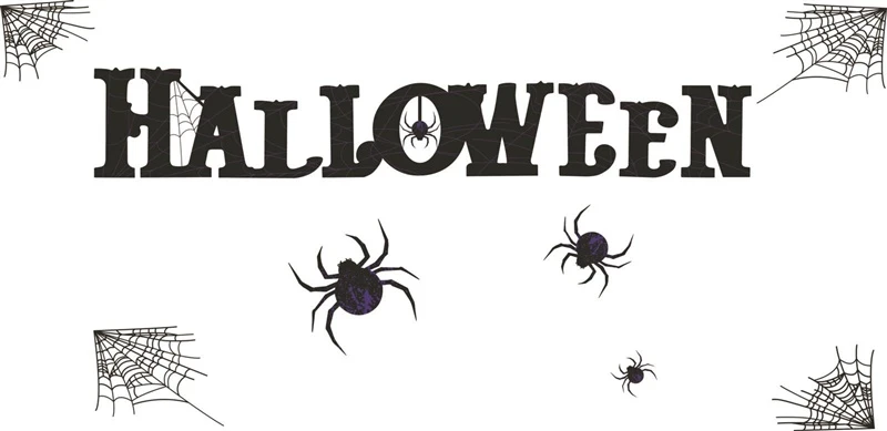 Party Deco Nežinomas LIPDUKAS SIENOS HALLOWEEN 99X33CM