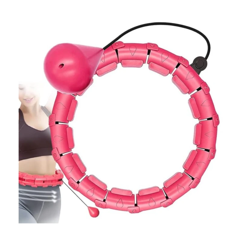 None UAB Ridiva; Plungės g. 4, Vilnius, LT-02300; info@reach.lt Masažuojantis gimnastikos lankas Smart Hula Hoop HHP007 rožinis