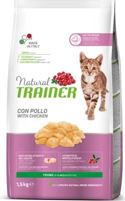 Natural Trainer Cat Kitten vištiena kačiukams su vištiena 1.5kg (6) NEW