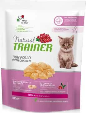 None NATURAL TRAINER Cat Kitten Chicken kačiukams su vištiena 0.3kg