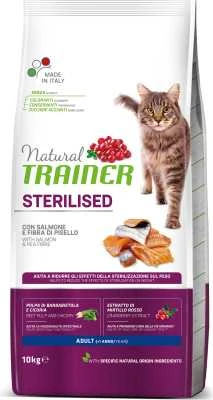Natural Trainer Cat adult Sterilised lašiša su lašiša 10kg