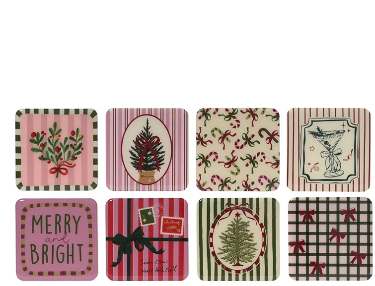 None Nežinomas Padėklas Decoris X-mas 512831, 9.5 cm, įvairių spalvų