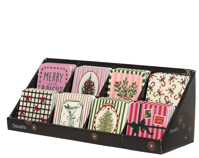 None Nežinomas Padėklas Decoris X-mas 512831, 9.5 cm, įvairių spalvų