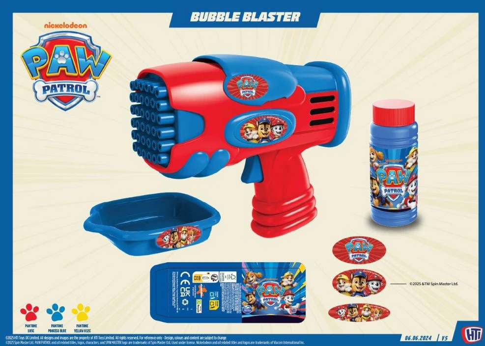 BUBBLZ PAW PATROL Muilo burbulų šautuvas