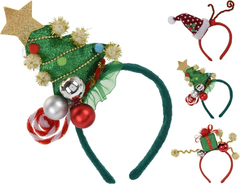 None Nežinomas Plaukų lankelis Christmas, 20 x 14 cm