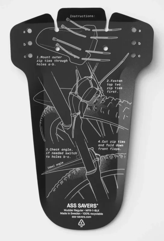 None Skydelis priekinis Ass Savers Mudder Spektrum 235 x 154 mm
