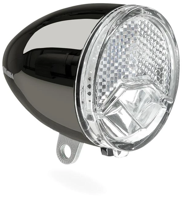 None Priekinis žibintas AXA 606 E-BIKE6-48 VOLT 15 LUX DARK CHROME