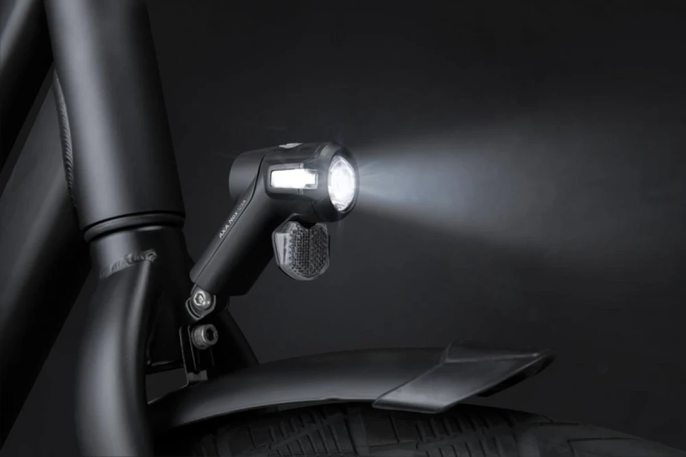 Dviračio priekinis žibintas Axa Nox Sport, juodas