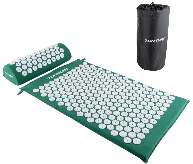 Kilimėlis TUNTURI ACUPRESSURE MAT AND PILLOW Žalias