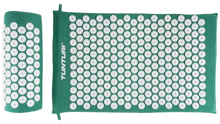 Kilimėlis TUNTURI ACUPRESSURE MAT AND PILLOW Žalias