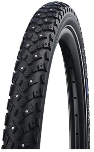 Padanga 28" Schwalbe Winter HS 396 Active Wired 35-622 / 28x1.35 Juodas-Reflex