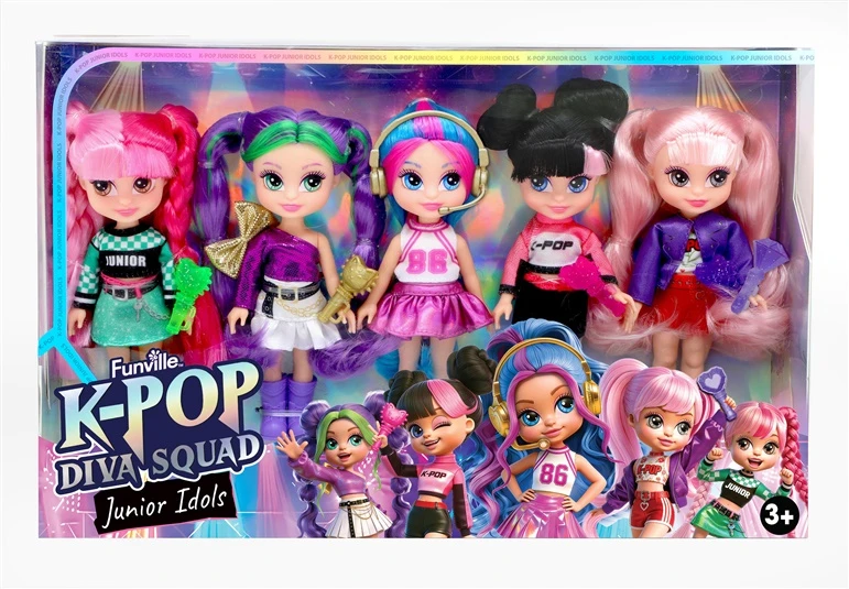 Nežinomas Doll Set K-POP DIVA SQUAD JUNIOR IDOLS 12CM