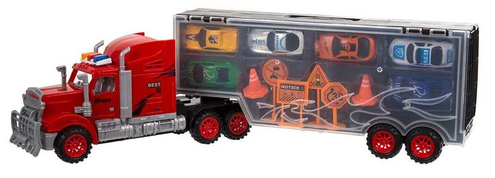 None Rotaļu autovedējs Power Truck Large Mobile Garage 501631193, daudzkrāsaina