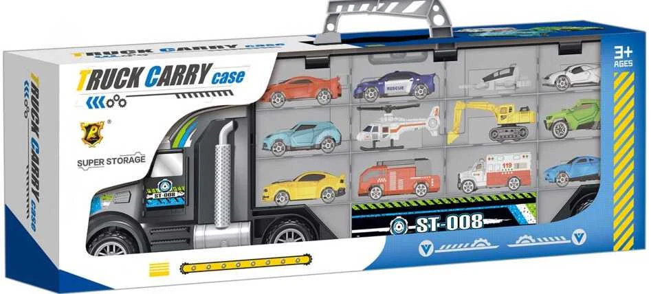 None Rotaļu kravas automašīna Truck carry case 503204768, daudzkrāsaina/,krāsa/dizains tiek izvēlēts nejauši,